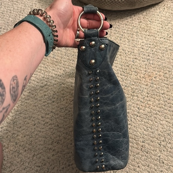 Cynthia Rowley Studded Leather Hobo - Picture 3 of 12